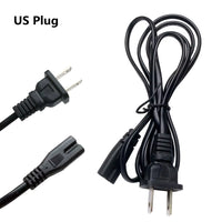 EU Power Cable 2Pin IEC320 C7 US Power Extension Cord for Dell Laptop Charger Canon Epson Printer Radio Speaker PS4 XBOX LG Sony